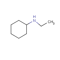 N-Ethyl cyclohexylamine formula graphical representation