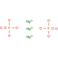 Magnesium phosphate, tribasic formula graphical representation