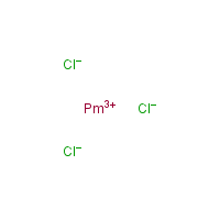 Promethium trichloride formula graphical representation