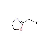 2-Ethyl-2-oxazoline formula graphical representation
