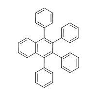 1,2,3,4-Tetraphenylnaphthalene formula graphical representation