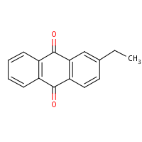 2-Ethylanthraquinone formula graphical representation