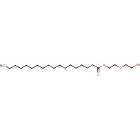 Diethylene glycol monostearate formula graphical representation
