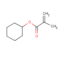 Cyclohexyl methacrylate formula graphical representation