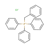 Benzyltriphenylphosphonium chloride formula graphical representation