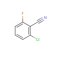 2-Chloro-6-fluorobenzonitrile formula graphical representation