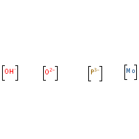 Phosphomolybdic acid formula graphical representation