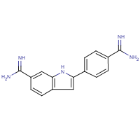4',6-Diamidino-2-phenylindole formula graphical representation