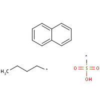 Butylnaphthalenesulfonic acid formula graphical representation