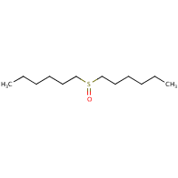 Hexyl sulfoxide formula graphical representation