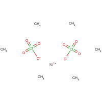 Nickel(II) perchlorate hexahydrate formula graphical representation