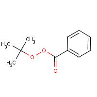 Peroxybenzoic acid, t-butyl ester formula graphical representation