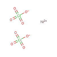 Nickel(II) perchlorate formula graphical representation
