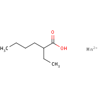 Manganese 2-ethylhexanoate formula graphical representation