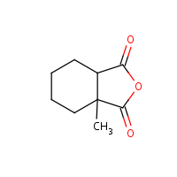 Methylhexahydrophthalic anhydride formula graphical representation
