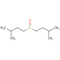 Isopentyl sulfoxide formula graphical representation