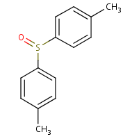 p-Tolyl sulfoxide formula graphical representation