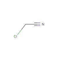 Chloroacetonitrile formula graphical representation