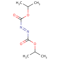 Diisopropyl azodicarboxylate formula graphical representation