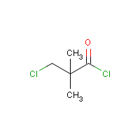 Chloropivaloyl chloride formula graphical representation