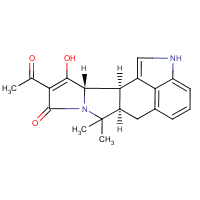 Cyclopiazonic acid formula graphical representation