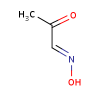 Isonitrosoacetone formula graphical representation