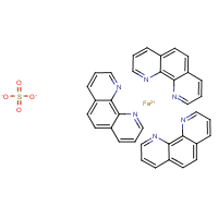 1,10-Phenanthroline ferrous sulfate formula graphical representation