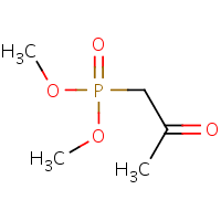 Dimethyl (2-oxopropyl)phosphonate formula graphical representation