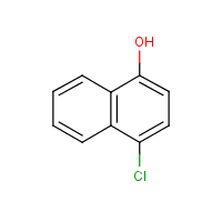 4-Chloro-1-naphthol formula graphical representation