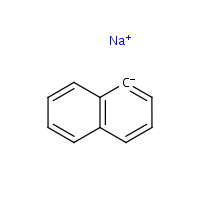 Sodium naphthalide formula graphical representation