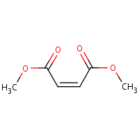 Dimethyl maleate formula graphical representation