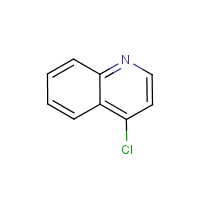 4-Chloroquinoline formula graphical representation