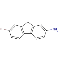 2-Bromo-7-aminofluorene formula graphical representation