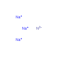 Sodium nitride formula graphical representation
