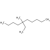 5-Ethyl-5-methyldecane formula graphical representation