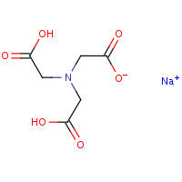 Sodium nitriloacetate formula graphical representation