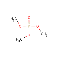 Trimethyl phosphate formula graphical representation