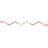 2-Hydroxyethyl disulfide formula graphical representation