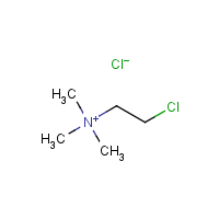 Chlormequat chloride formula graphical representation