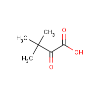 Trimethylpyruvic acid formula graphical representation