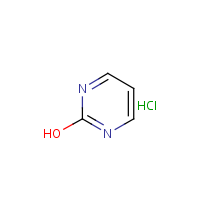 2-Hydroxypyrimidine hydrochloride formula graphical representation