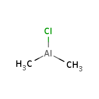 Dimethylaluminum chloride formula graphical representation
