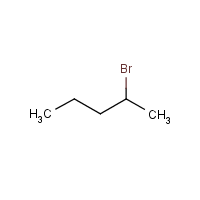 2-Bromopentane formula graphical representation