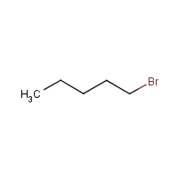 n-Amyl bromide formula graphical representation