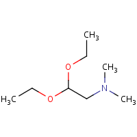 (2,2-Diethoxyethyl)dimethylamine formula graphical representation