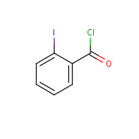 2-Iodobenzoyl chloride formula graphical representation