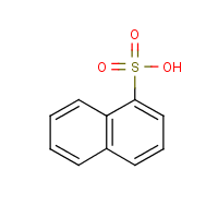 1-Naphthalenesulfonic acid formula graphical representation