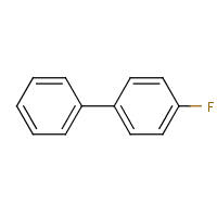 4-Fluorobiphenyl formula graphical representation