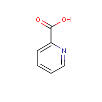 Picolinic acid formula graphical representation