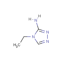 4H-1,2,4-Triazol-3-amine, 4-ethyl- formula graphical representation